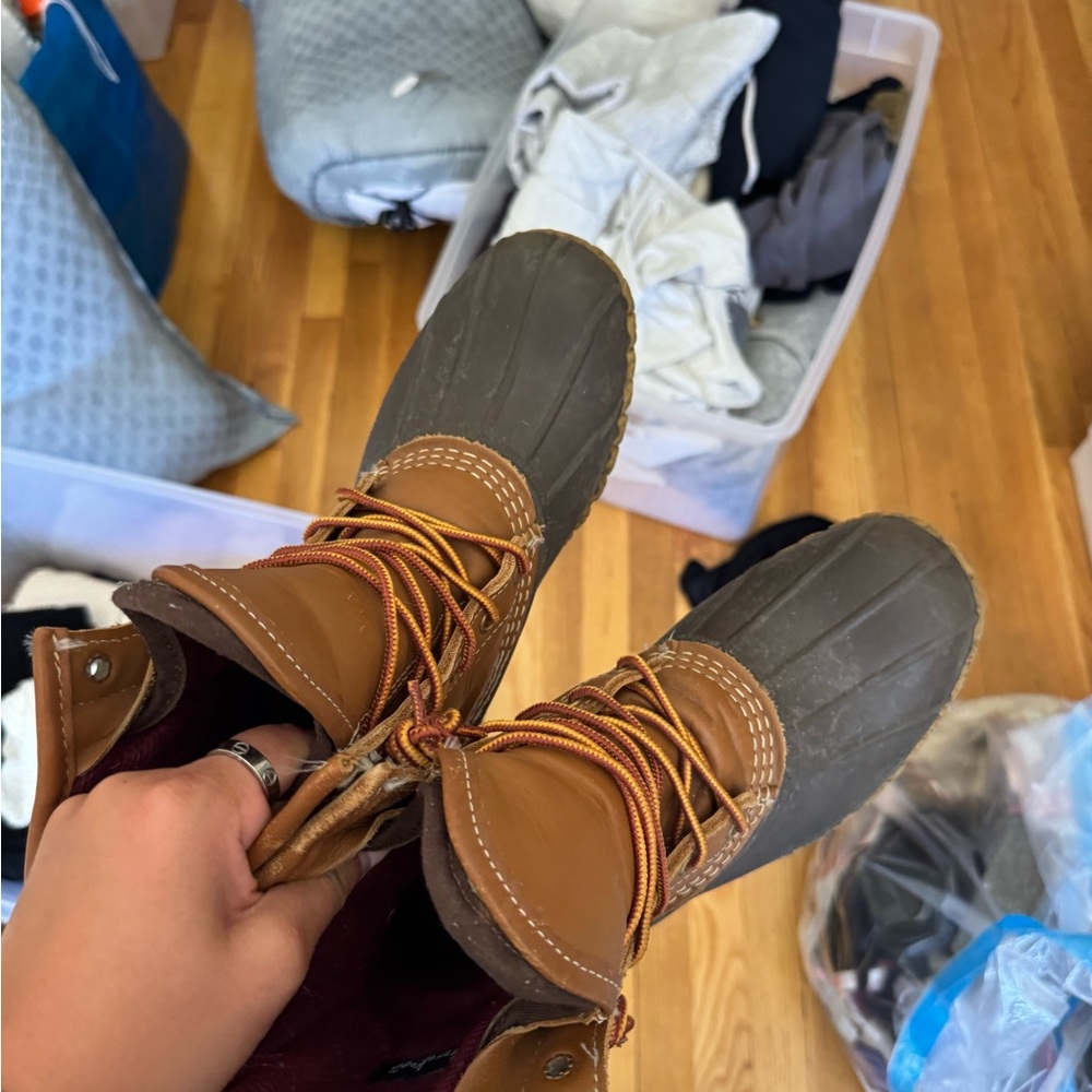 L.L. Bean Brown and Black Winter Boots